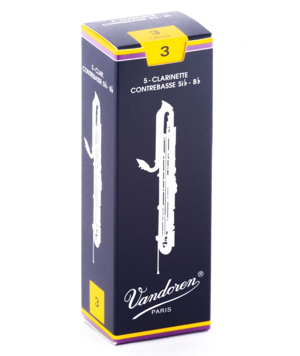 Vandoren Traditional Contrabass Clarinet Reeds, Box of 10
