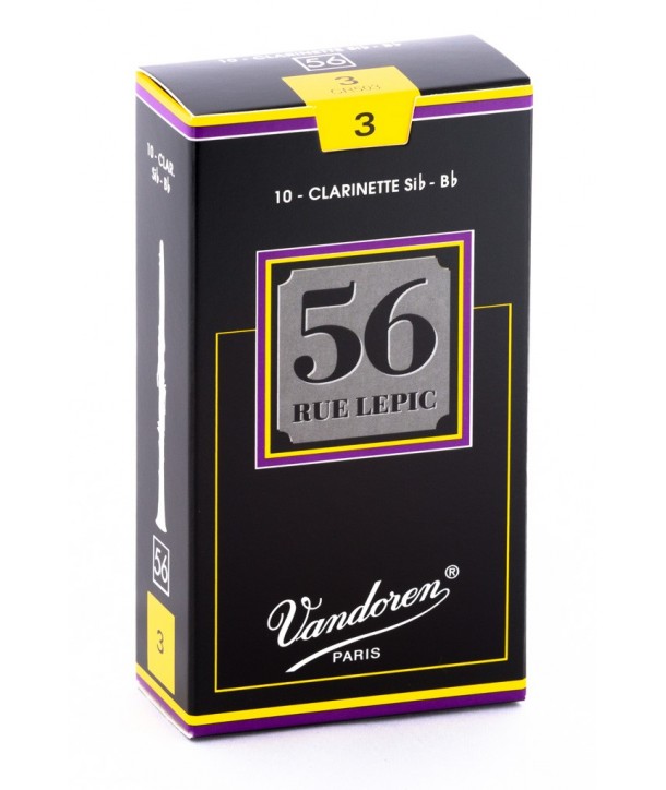Vandoren '56 rue Lepic' Bb Clarinet Reeds, Box of 10