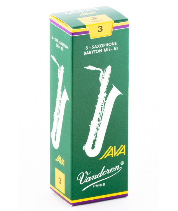 Vandoren Java Baritone Saxophon Reeds, Box of 5