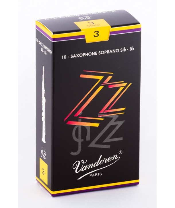 Vandoren ZZ Soprano Saxophon Reeds, Box of 10