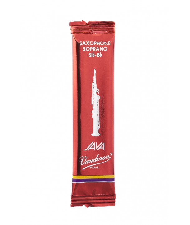 Vandoren Java Red Soprano Saxophone Reeds, Flow-pack of 1