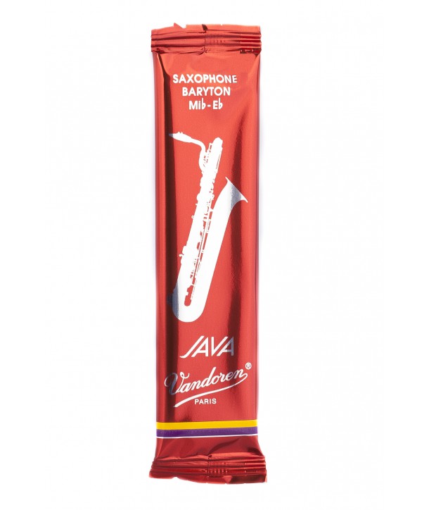 Vandoren Java Red Baritone Saxophone Reeds, Flow-pack of 1